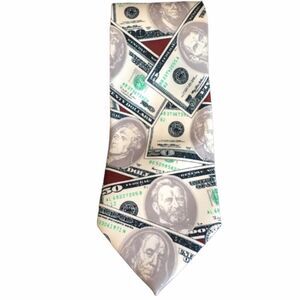 Danggi Man Money Tie White Green